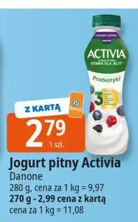E.Leclerc Jogurt bez cukru truskawka-banan Danone Activia oferta
