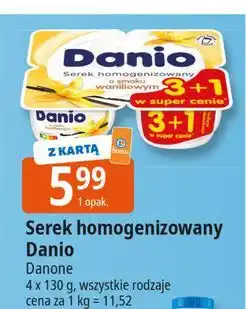 E.Leclerc Serek wanilia Danone Danio oferta