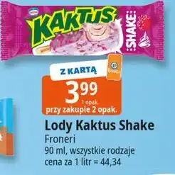 E.Leclerc Lody shake malina Nestle Kaktus oferta