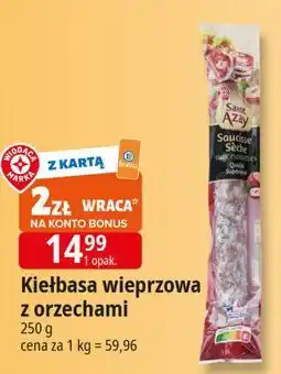 E.Leclerc Kiełbasa z orzechami Wiodąca Marka Saint Azay oferta