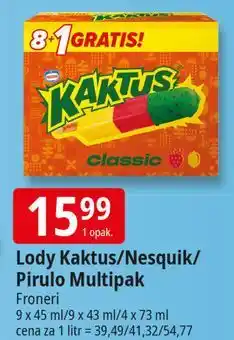 E.Leclerc Lody cytrynowo-truskawkowe Nestle Kaktus oferta