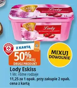 E.Leclerc Lody o smaku śmietankowo-truskawkowym Wiodąca Marka Eskiss oferta