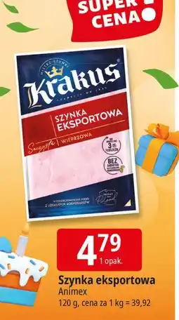 E.Leclerc Szynka eksportowa Krakus Animex oferta