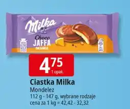 E.Leclerc Ciastka z galaretką pomarańczową Milka Choco Jaffa oferta