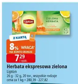 E.Leclerc Herbata citrus Lipton Clear Green oferta