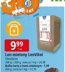 E.Leclerc Bułka tarta z lnem mielonym Oleofarm oferta