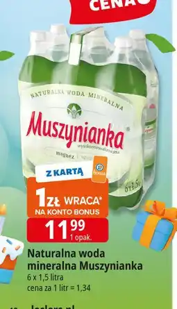 E.Leclerc Woda niegazowana Muszynianka oferta