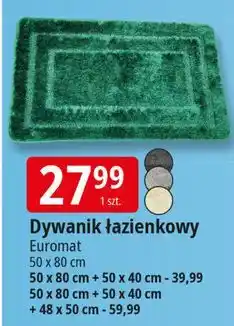 E.Leclerc Dywanik łazienkowy zigzag 50 x 80 cm - 40 Euromat oferta
