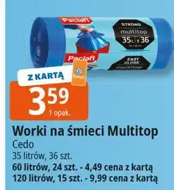 E.Leclerc Worki na smieci 120 l Paclan Multitop oferta