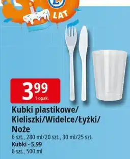 E.Leclerc Kubki plastikowe duże 500 ml oferta