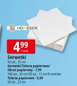 E.Leclerc Talerze papierowe 23 cm Homeside oferta