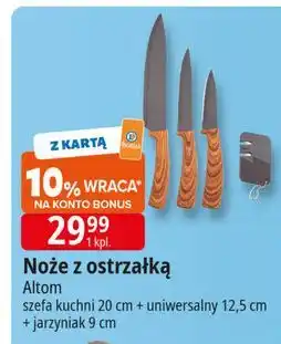 E.Leclerc Komplet noży z ostrzałką Altom oferta