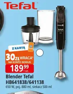 E.Leclerc Blender hb641138 Tefal oferta