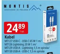 E.Leclerc Kabel usb-a - usb-c mt130 Montis oferta