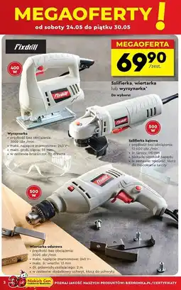Biedronka Wiertarka udarowa 500 w Fixdrill oferta
