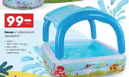 Biedronka Basen z odpinanym daszkiem 140 x 114 cm 265 l Bestway oferta