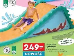 Biedronka Zjeżdżalnia dmuchana krokodyl 400 x 151 94 cm oferta