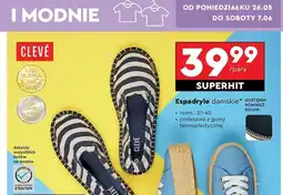 Biedronka Espadryle damskie 37-40 Cleve oferta