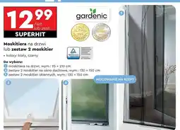 Biedronka Moskitiera okienna dachowe 130 x 150 cm Gardenic oferta