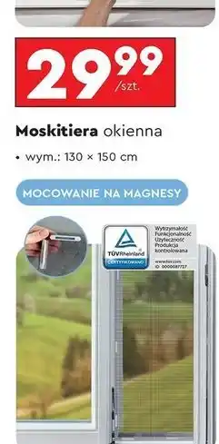 Biedronka Moskitiera okienna 130 x 150 cm oferta