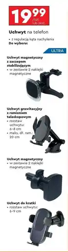Biedronka Uchwyt samochodowy do kratki wentylacyjnej na smartfon oferta
