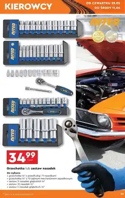 Biedronka Zestaw nasadek głębokich 1/2 Niteo Tools oferta