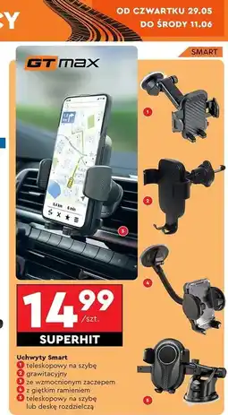 Biedronka Uchwyt do telefonu na deskę rozdzielczą Gt Max oferta