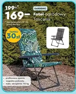 Biedronka Fotel ogrodowy toscania Gardenic oferta