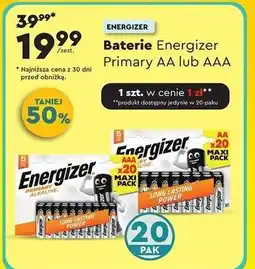 Biedronka Baterie aaa Energizer oferta