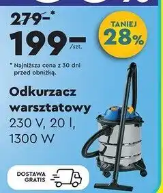 Biedronka Odkurzacz warsztatowy 1300 w Niteo Tools oferta