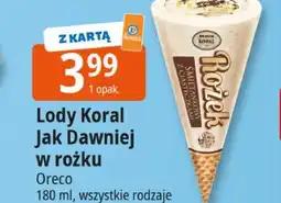 E.Leclerc Lody Monte w rożku Zott oreco oferta