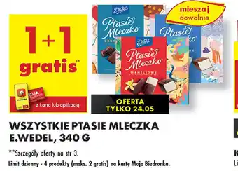 Biedronka Wszystkie ptasie mleczka E.Wedel oferta