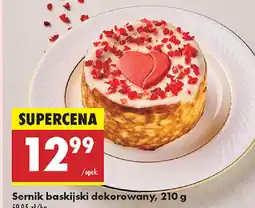 Biedronka Sernik baskijski dekorowany oferta