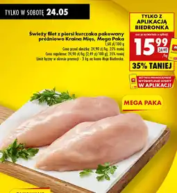 Biedronka Swieży filet z piersi kurczaka Kraina Mięs oferta