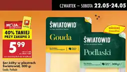 Biedronka Ser żółty w plastrach Swiatowid oferta