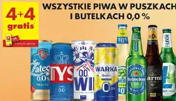 Biedronka Piwa w puszkach i butelkach 0,0% oferta