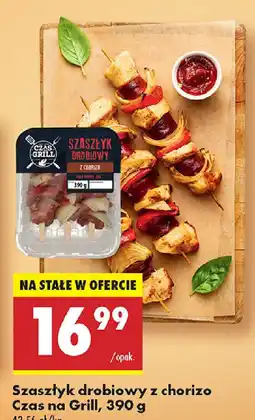 Biedronka Szaszłyk drobiowy z chorizo Czas na Grill oferta
