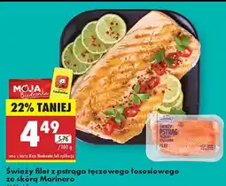 Biedronka Swieży filet z pstrąga tęczowego łososiowego ze skórą Marinero oferta