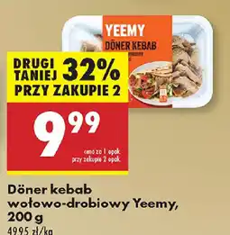 Biedronka Döner kebab wołowo-drobiowy Yeemy oferta