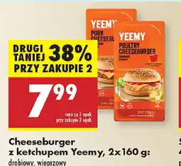 Biedronka Cheeseburger z ketchupem Yeemy oferta