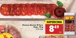 Biedronka Chorizo Iberico El Toro Rojo oferta