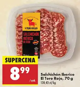 Biedronka Salchichón Iberico El Toro Rojo oferta