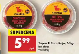 Biedronka Tapas El Toro Rojo oferta