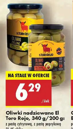 Biedronka Oliwki nadziewane El Toro Rojo oferta