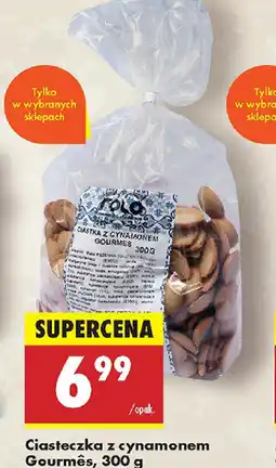 Biedronka Ciasteczka z cynamonem Gourmês oferta