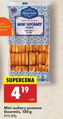 Biedronka Mini suchary pszenne Gourmês oferta