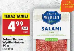 Biedronka Salami Kraina Wędlin Nature oferta