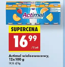 Biedronka Actimel wieloowocowy oferta