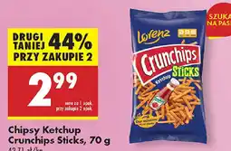 Biedronka Chipsy Ketchup Crunchips Sticks oferta