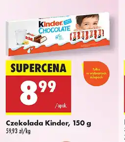Biedronka Czekolada Kinder oferta
